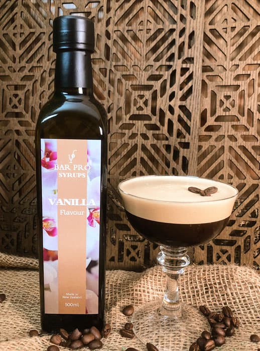 Bar Pro hand-crafted Vanilla syrup is made in New Zealand from natural ingredients.